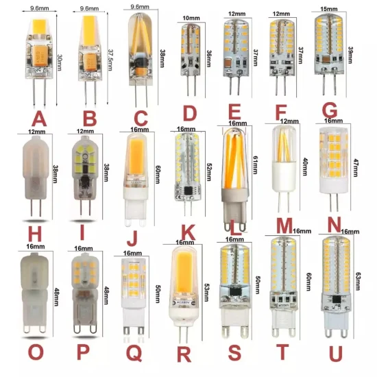 E14 10PCS LED Bulb 3W 5W 6W 7W 8W G4 G9 Light Bulb AC 220V DC 12V LED Lamp SMD2835 Spotlight Chandelier Lighting Replace 20W 30W Halogen Lamp Bulb