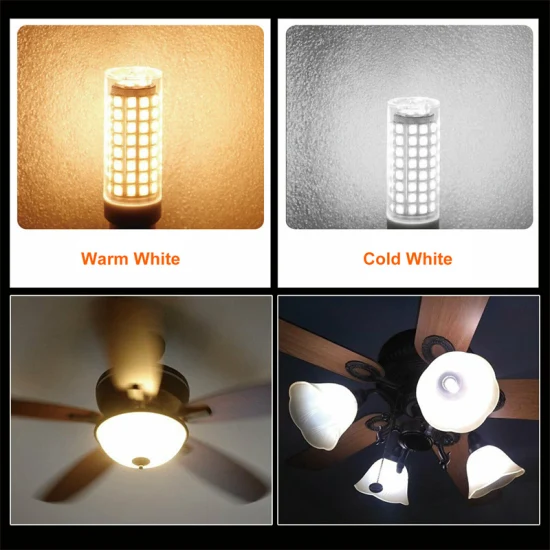 Dimmable LED Lights Mini 102 LED Corn Bulbs G4 G9 Ba15D E11 E12 E14 E17 9W Replace 80W Halogen Lamps 220V 110V for Home House